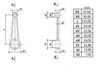 Pleuelsatz ČZ 125/488, 175/487 - CKR