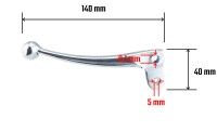 Hebel Bremsschlüssel aus Blech Babetta, Pionier - Zink