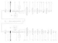 Distanzscheibe der Abtriebswelle D20x32x1 Simson