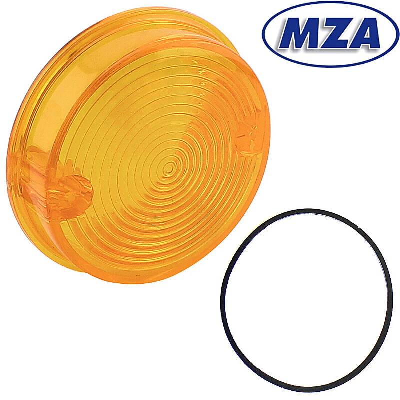 Blinkerabdeckung hinten Simson orange - MZA