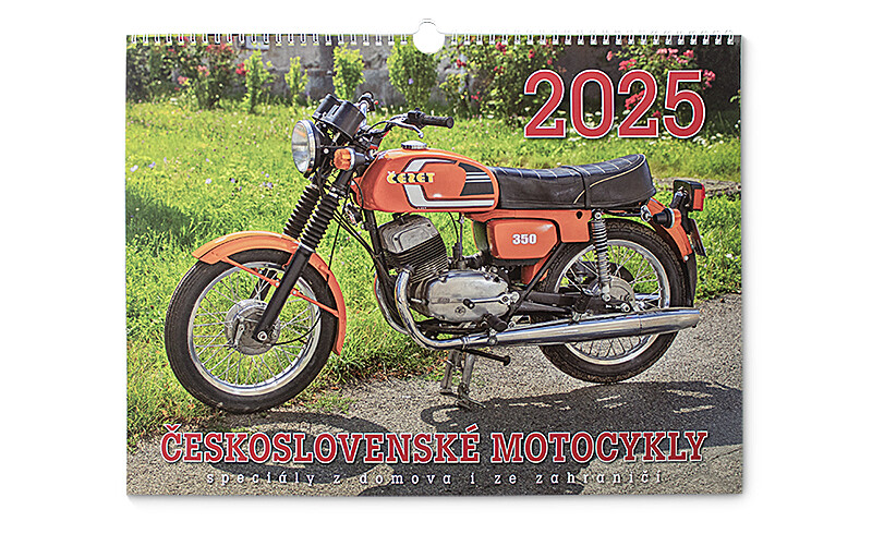 Kalender Tschechische Motorräder 2025 - 42x32cm