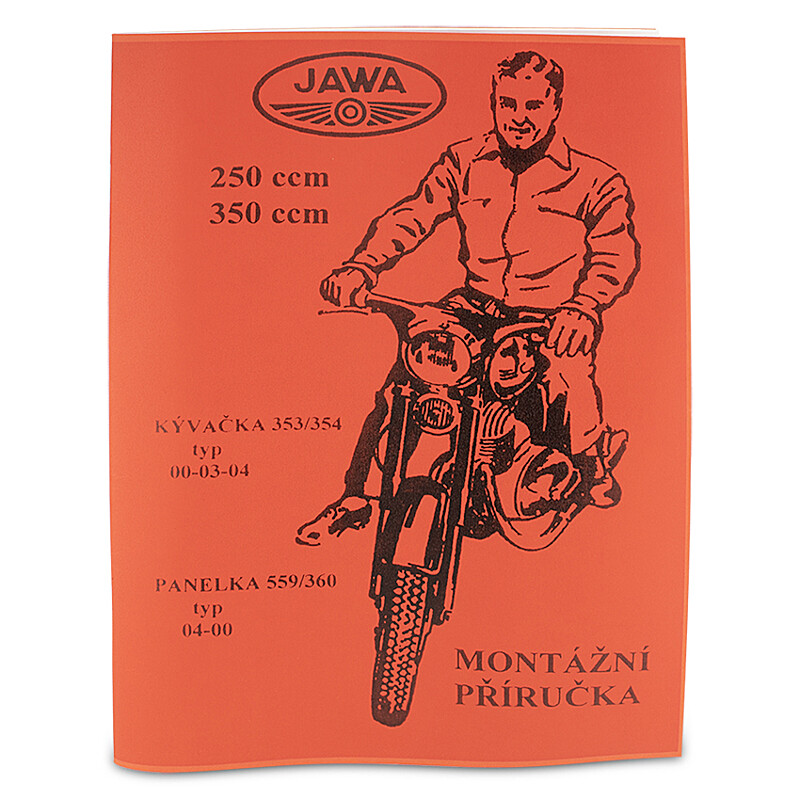 Werkstatthandbuch Jawa 250, 350 Kyvacka, Panelka - Format A4