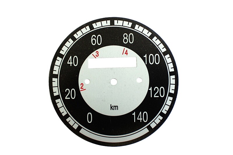 Zifferblatt für Tachometer 140 Km Kyvacka