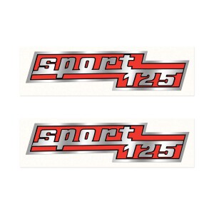 Aufkleber SPORT 125 - Set