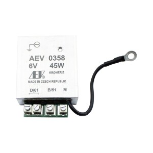 Dynamoregler 6V 45W AEV mit Massenanschluss ( - )